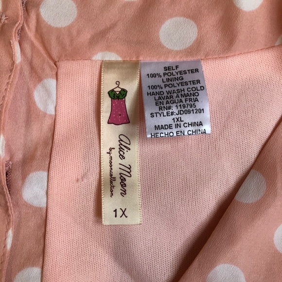 Alice Moon polka dot A-line pinup dress - Picture 2 of 9